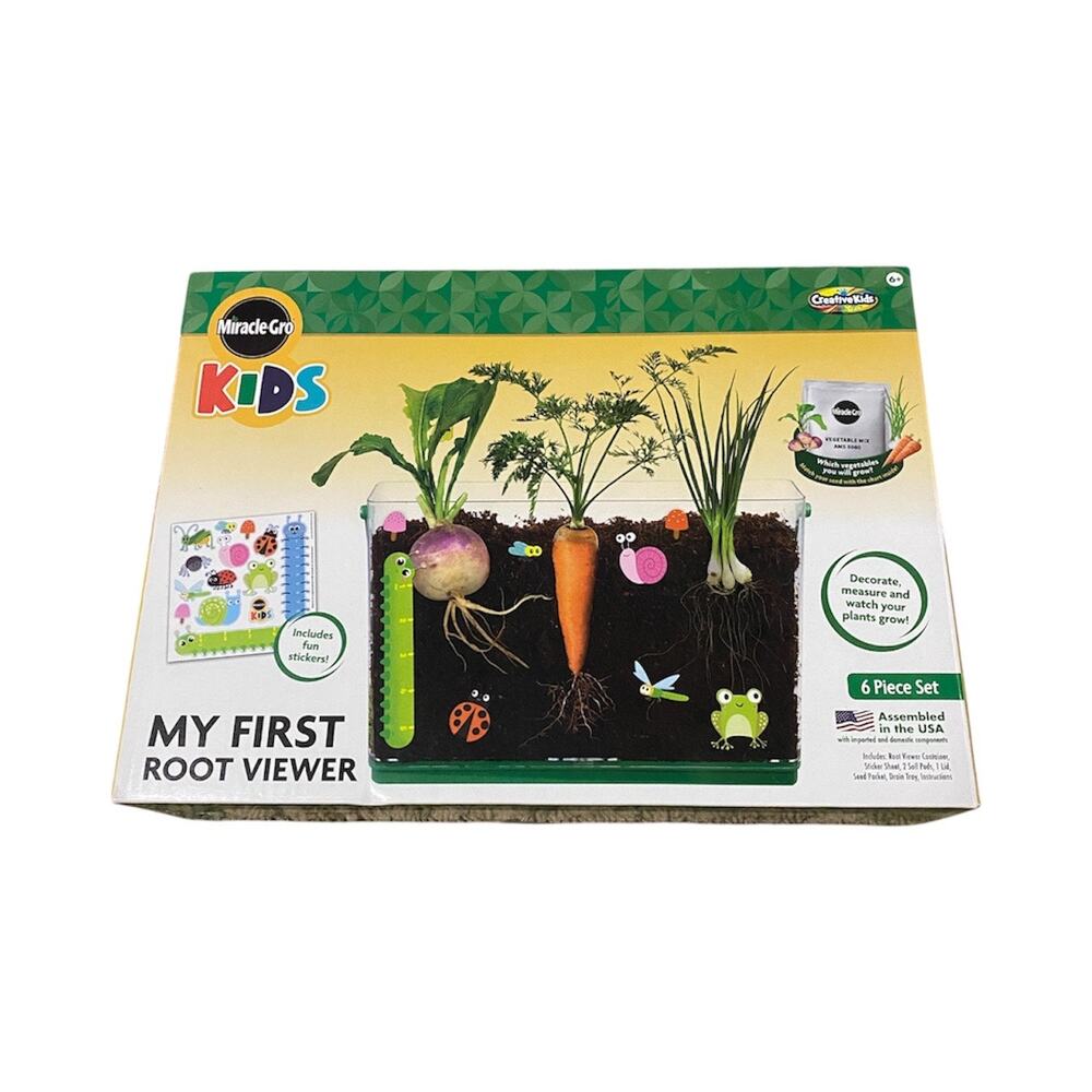 Miracle Gro My First Root Viewer - Plant Garden Science Kit - One Size New